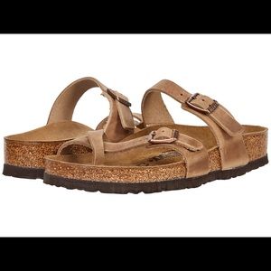 Birkenstock Maryi in Tobacco Leather